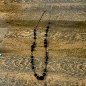 Women’s black necklace